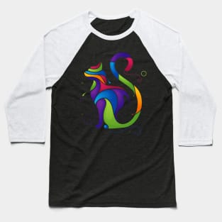 Abstract Cat Baseball T-Shirt